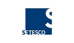 The logo of Setesco